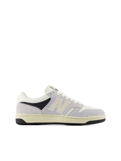 480 leather suede trainers