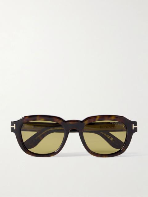 TOM FORD Icon D-Frame Tortoiseshell Acetate Sunglasses Tortoiseshell