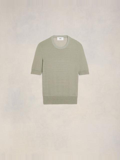 AMI Paris BOUCLE CREWNECK T-SHIRT