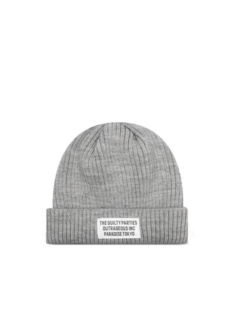 WACKO MARIA ribbed beanie