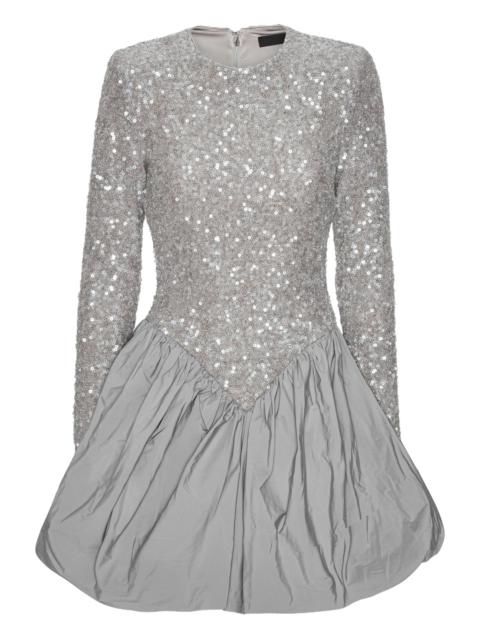 ROTATE Rotate Sequin-embellished Bubble Mini Dress