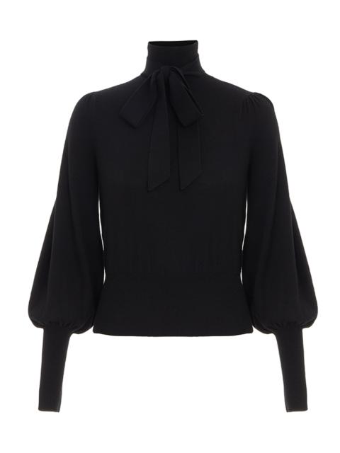 Zimmermann TIE COLLAR SWEATER