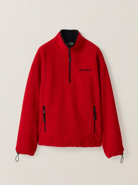 Miu Miu Fleece sweatshirt