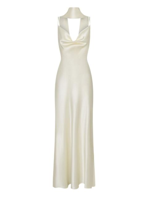 NICHOLAS Geneva cowl-neck dress