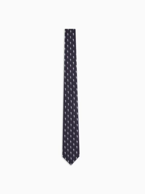 GIORGIO ARMANI ASV printed silk tie