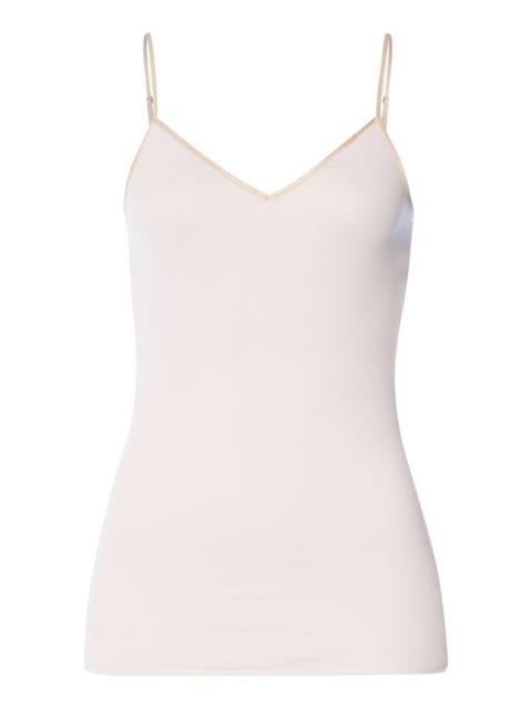 HANRO Cotton Seamless V-Neck Cotton Camisole