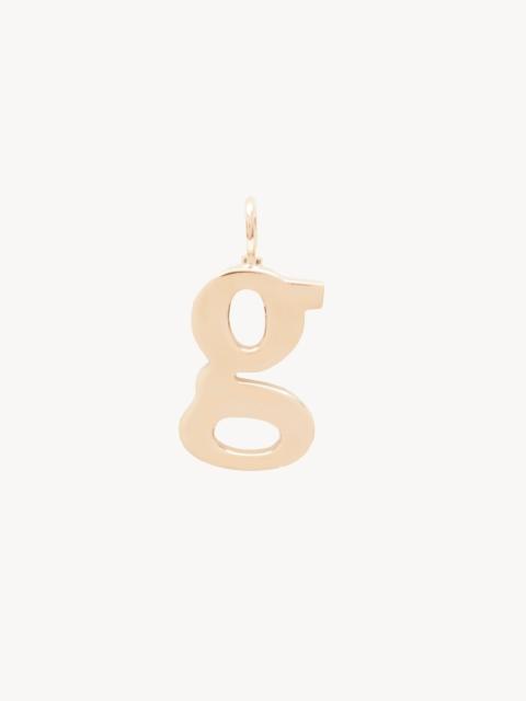 Chloé ALPHABET LETTER G CHARM IN BRASS