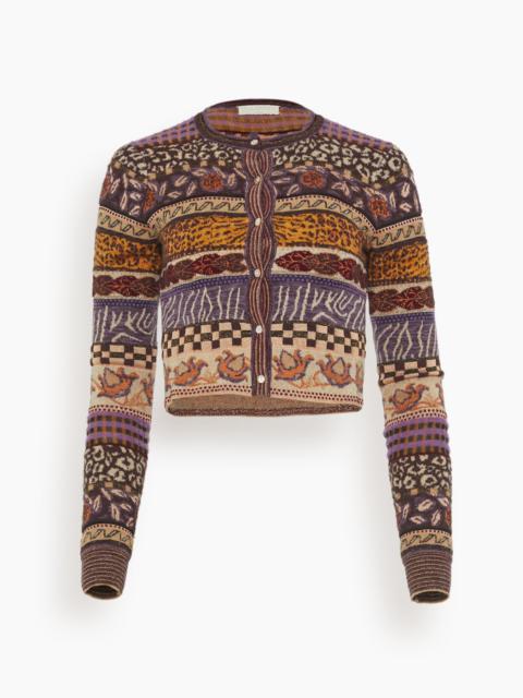 ULLA JOHNSON Liza Cardigan in Woodland