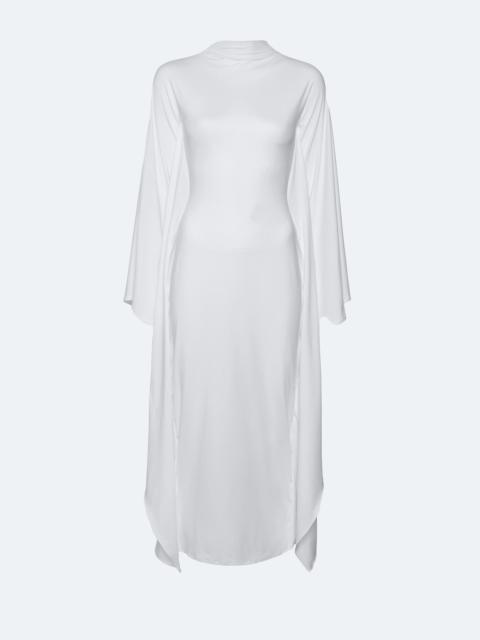 LAPOINTE Compact Jersey Mock Neck Batwing Gown