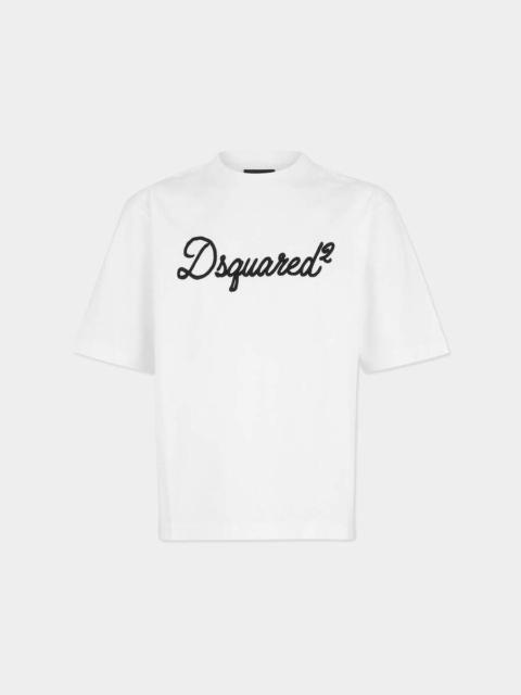DSQUARED2 DSQUARED2 EMBROIDERED LOOSE FIT T-SHIRT