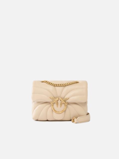 PINKO LOVE BAG PUFF BUTTERFLY MINI NAPPA LEATHER CROSSBODY BAG