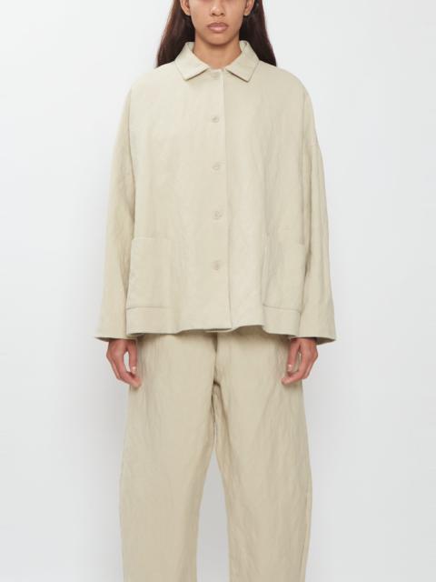 apuntob Wool Cotton Collared Jacket
