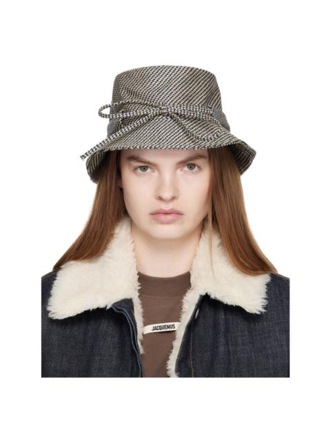 JACQUEMUS Navy 'The Gadjo Bucket' Hat