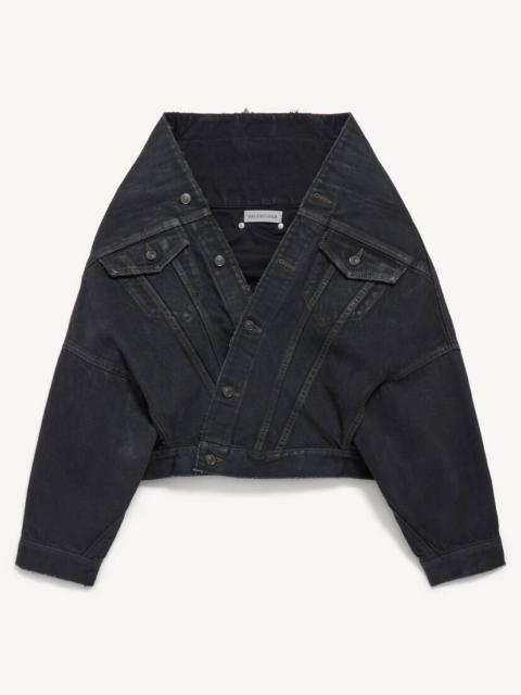 BALENCIAGA Women's Wrap Jacket in Black
