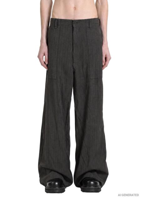 Comme des Garçons Homme Striped Twill Trousers