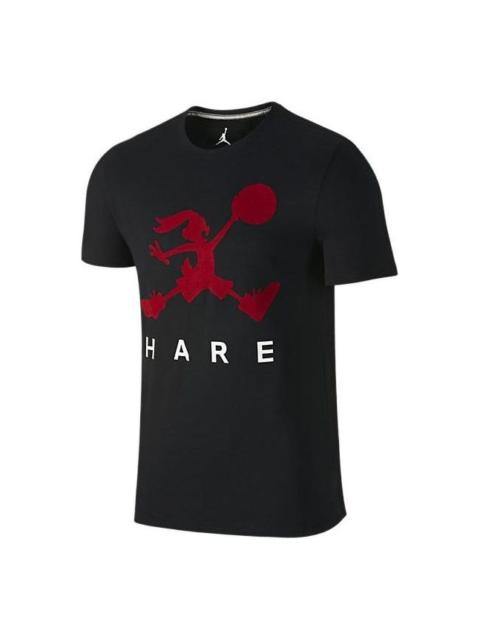 Jordan Air Jordan Jumpbunny WB Air T-shirt 'Black Gym Red' 717083-010