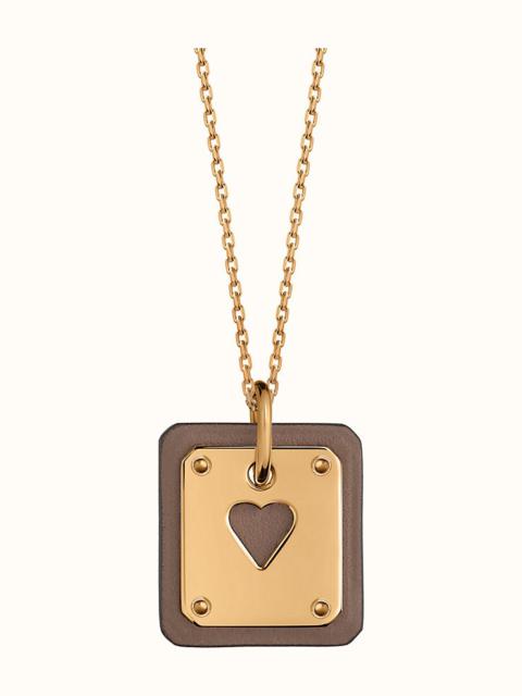 Hermès As de Coeur pendant, small model