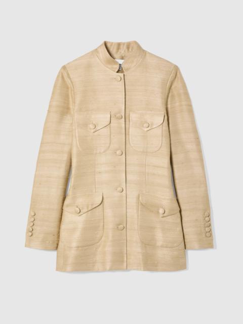 LIBEROWE RAJA JACKET IN GOLD SILK