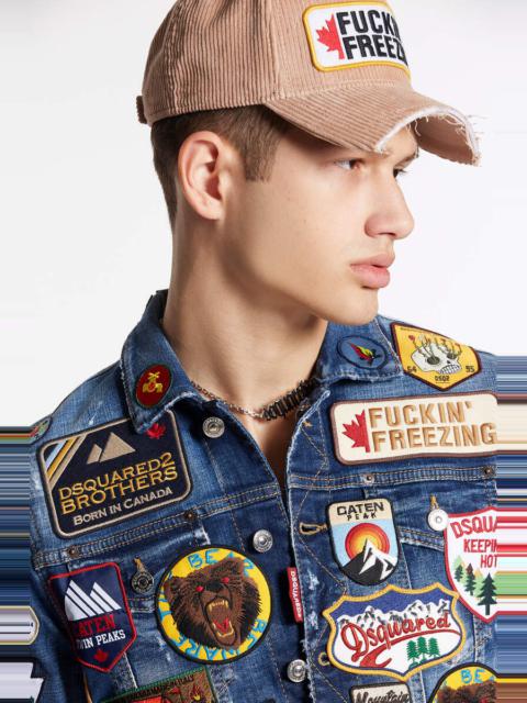 DSQUARED2 SOUVENIR FROM CANADA BASEBALL CAP