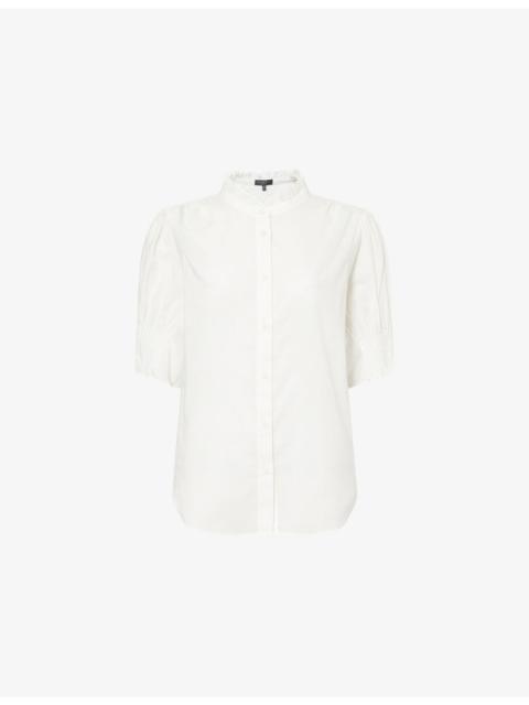 rag & bone Dakota Puff-Sleeve Cotton Shirt