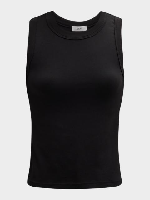 A.L.C. Hadley Classic Cotton Tank Top