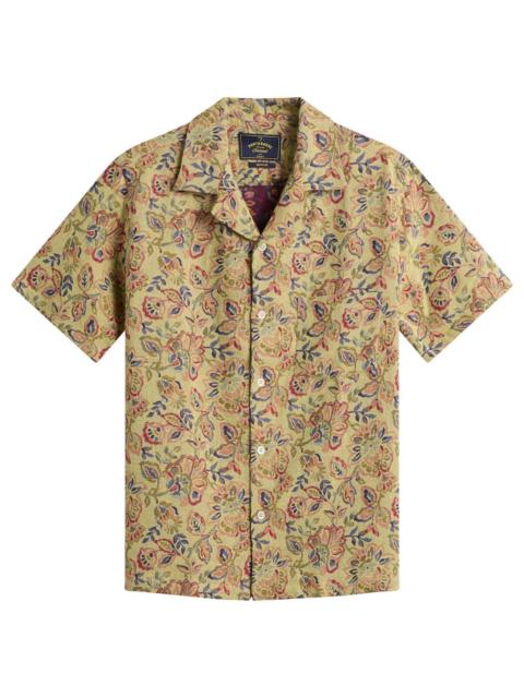 Portuguese Flannel Portuguese Flannel Tapestry Flowers Vacation Shirt