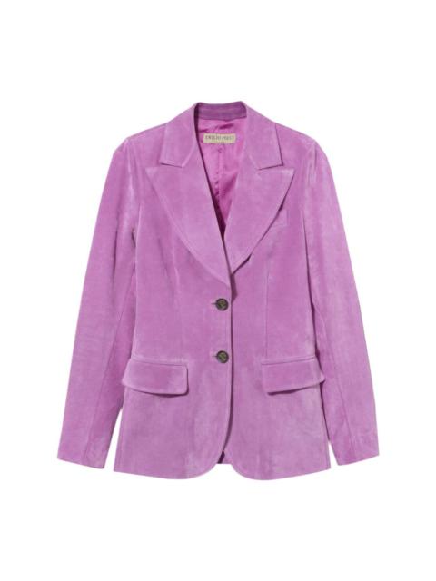 PUCCI single-breasted suede blazer