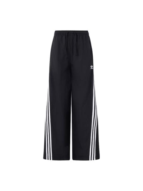adidas (WMNS) adidas Originals Oversize Track Pants Asia Sizing 'Black White' JJ3359