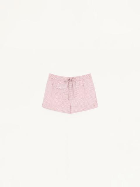 Valentino CHECK PATTERN SHORTS