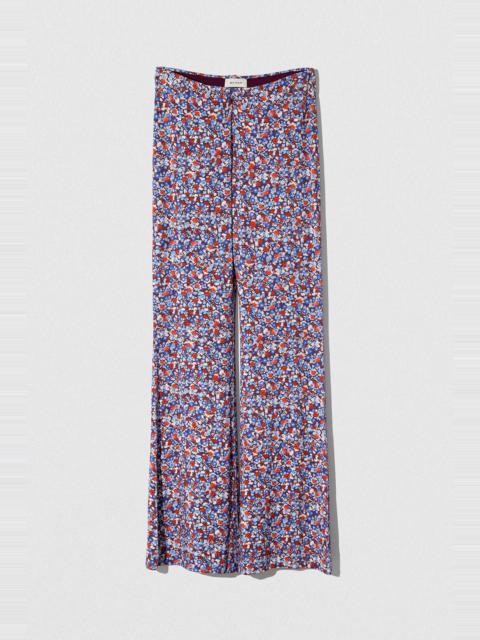 BY FAR STELLA T TROUSER MIDNIGHT FLORAL VISCOSE JERSEY