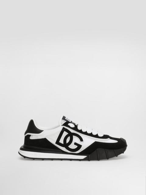 Dolce & Gabbana DG Athletic sneakers in fabric and calfskin