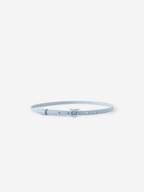 PINKO SUPER-THIN COLOUR-BLOCK LOVE BIRDS BELT 1CM