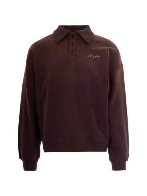 Axel Arigato Maze embroidered polo shirt