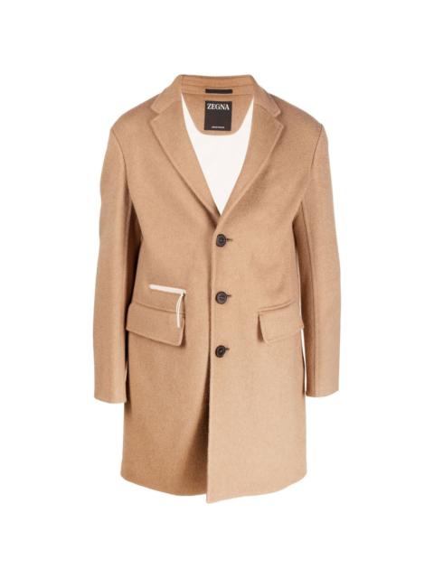 ZEGNA single-breasted button-fastening coat