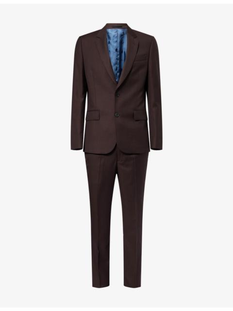 Paul Smith Sharkskin Single-Breasted Wool Suit