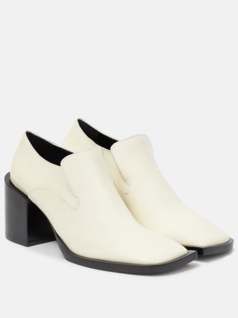 Jil Sander Leather loafer pumps