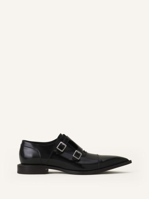 Lanvin MONK SHOES IN GLOSSY LEATHER
