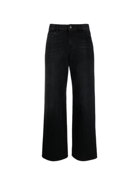 The Row mid-rise wide-leg jeans