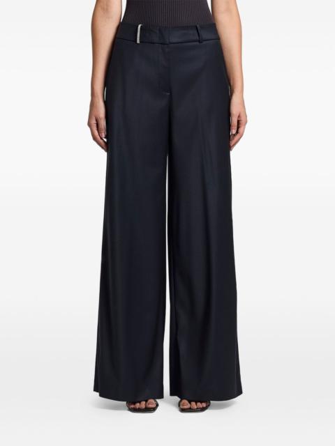 PESERICO embellished twill trousers