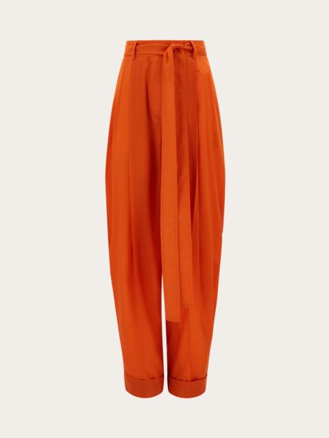 FERRAGAMO Barrel leg trouser