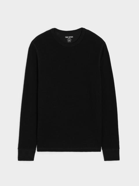 TODD SNYDER Lightweight Mini Waffle Tee