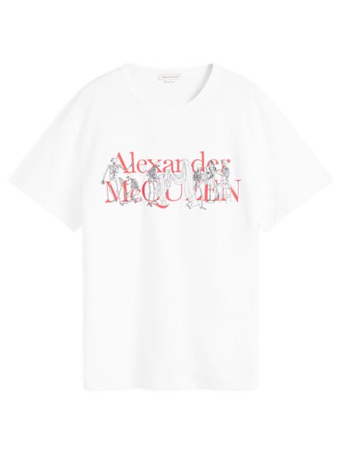 Alexander McQueen Alexander McQueen Tailor Skeleton Logo T-Shirt