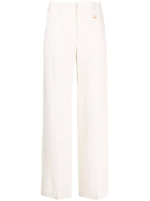JACQUEMUS Ficelle linen-blend trousers