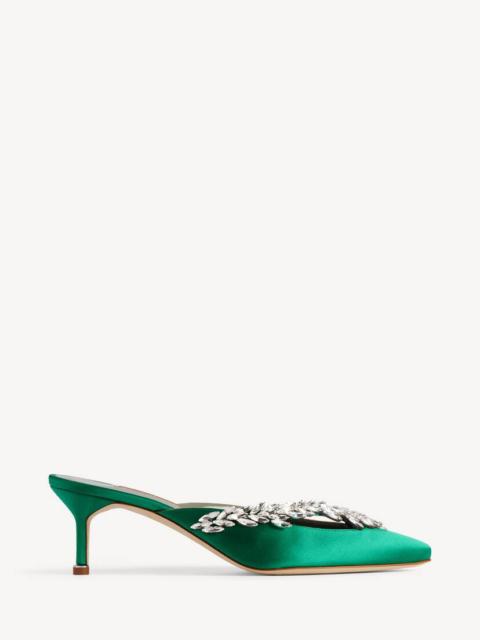 BALENCIAGA Women's Balenciaga | Manolo Blahnik Mule in Grass
