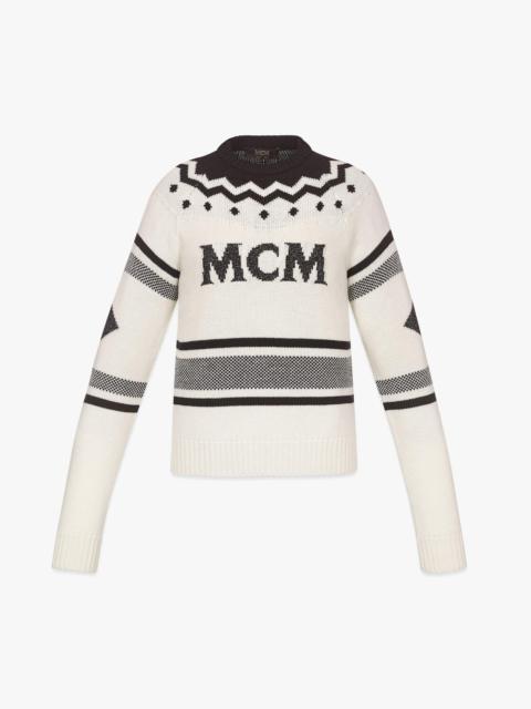 MCM Women’s Logo Sweater in Après Ski Wool