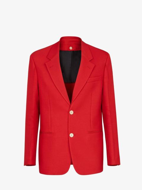 FENDI Red wool jacket