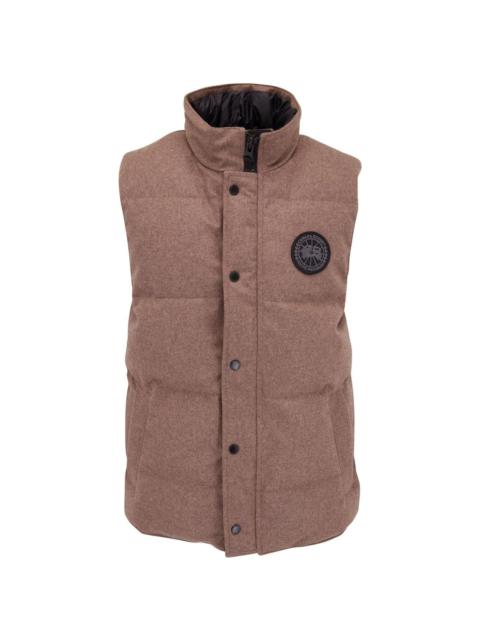 Canada Goose logo-patch feather-down gilet