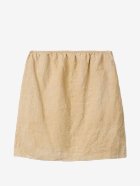 Miu Miu linen skirt