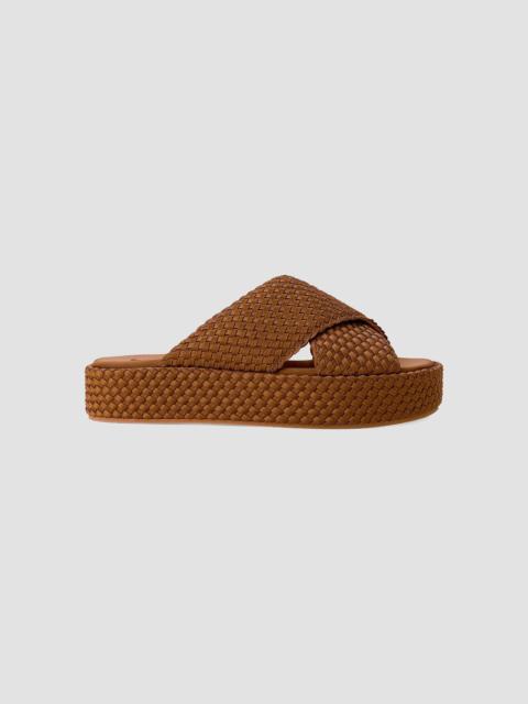 NAGHEDI Women's Laguna Platform Sandals - Teak