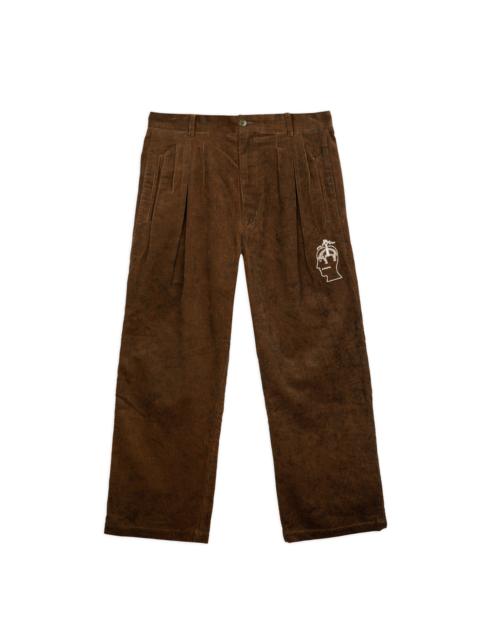 BRAIN DEAD Brooks Brothers California Pleated Trouser - Brown